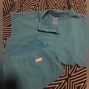 Figs full set-turquoise